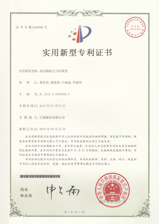 Double-deck Disc Type Magazine Tool Equipment